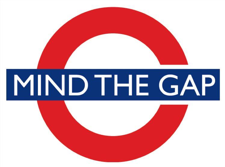 Logo: London Underground: Mind the gap